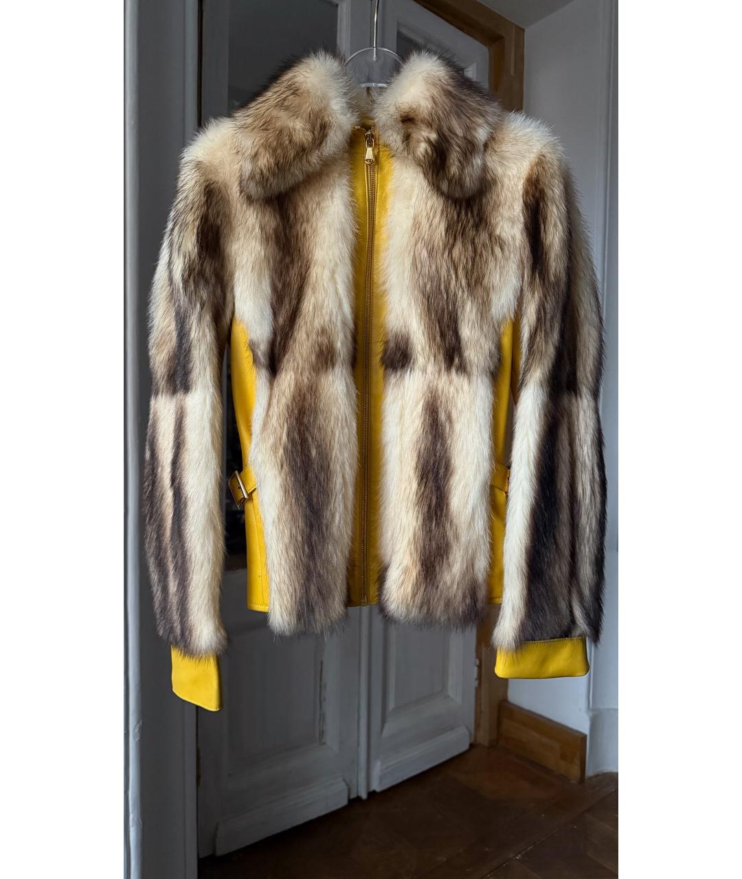 DOLCE&GABBANA Мульти меховая куртка, фото 6