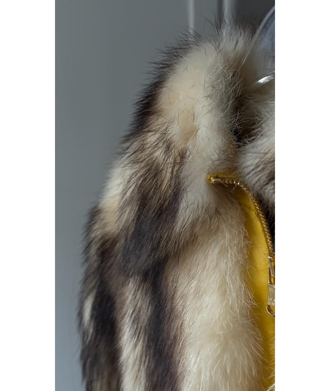 DOLCE&GABBANA Мульти меховая куртка, фото 5