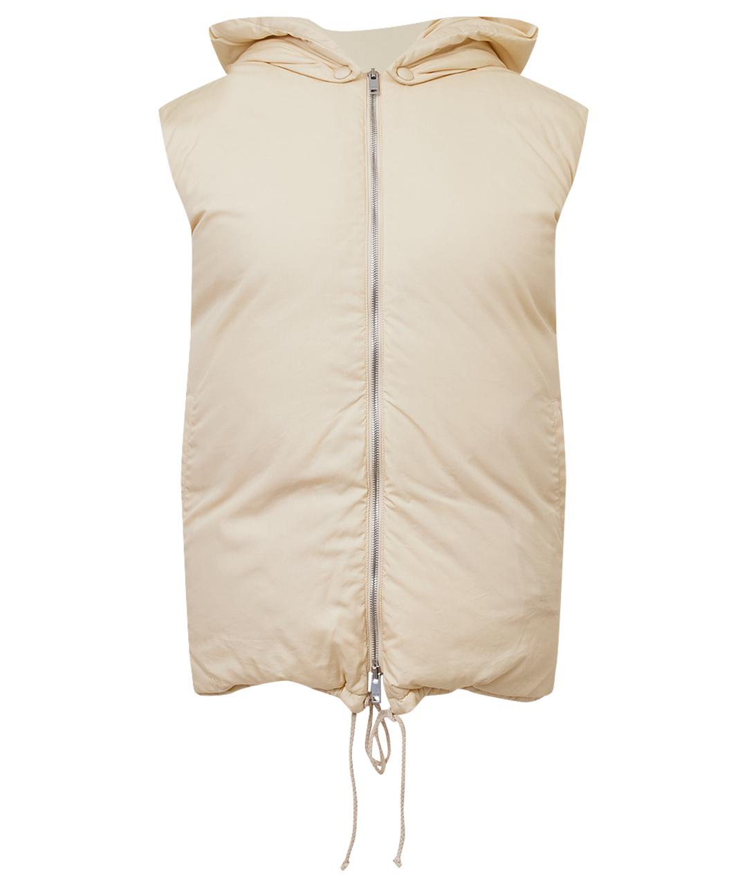 CELINE Бежевый хлопковый жилет, фото 1