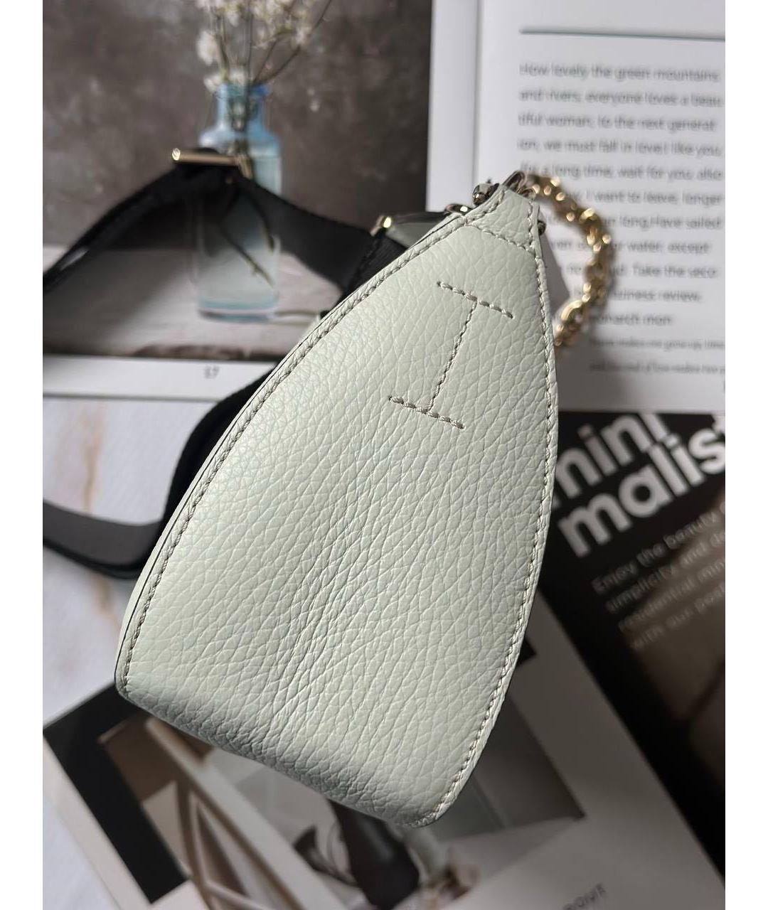 FURLA Бирюзовая кожаная сумка через плечо, фото 4