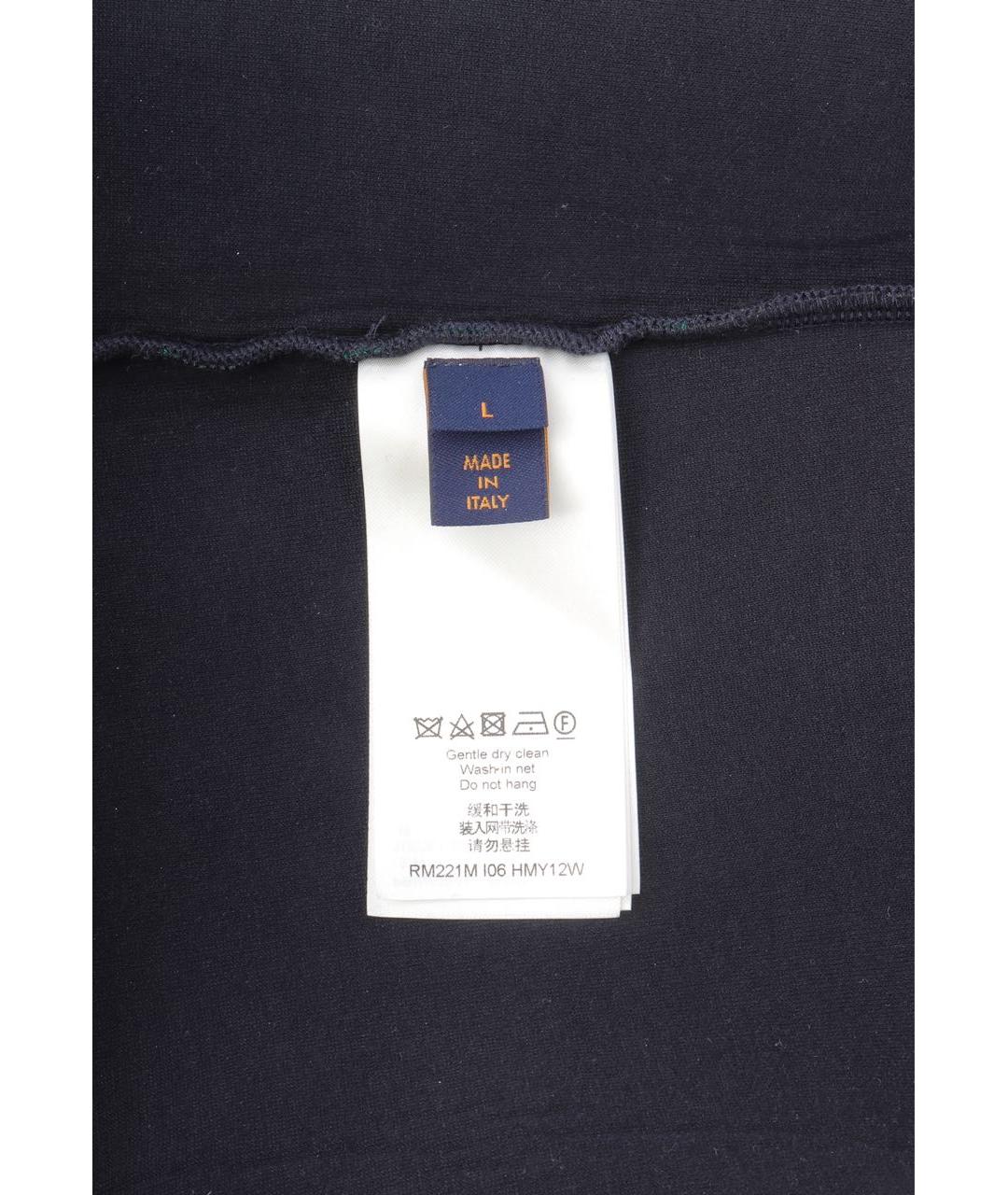 LOUIS VUITTON Синий хлопковый джемпер / свитер, фото 8