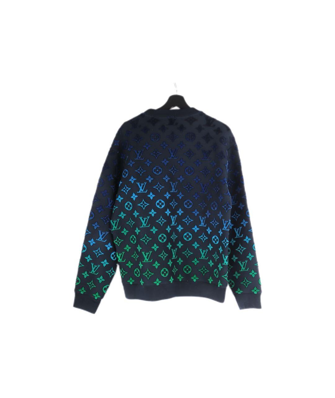 LOUIS VUITTON Синий хлопковый джемпер / свитер, фото 3