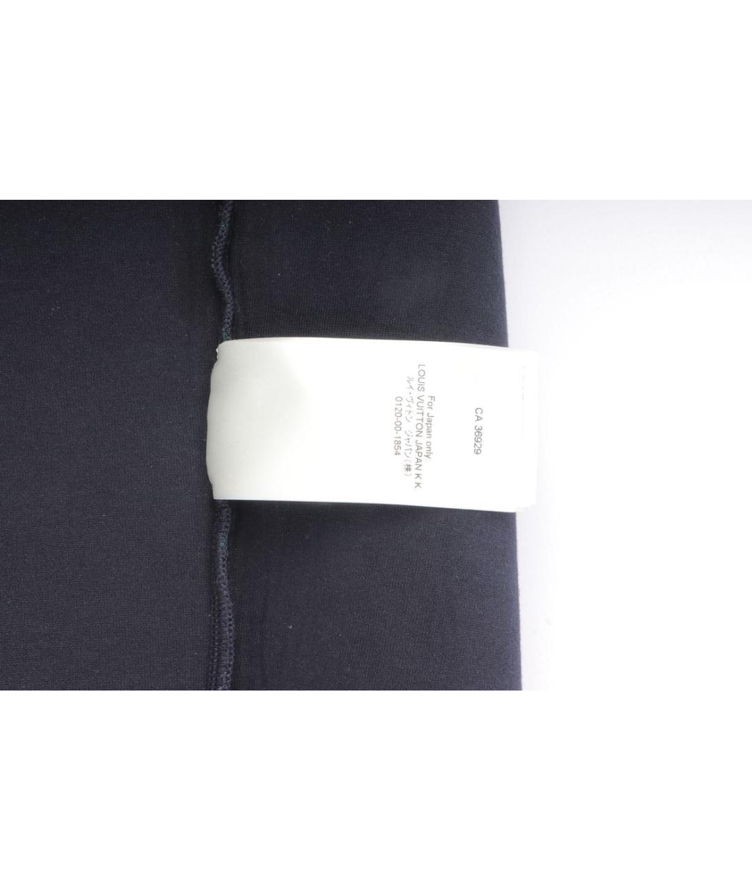 LOUIS VUITTON Синий хлопковый джемпер / свитер, фото 7