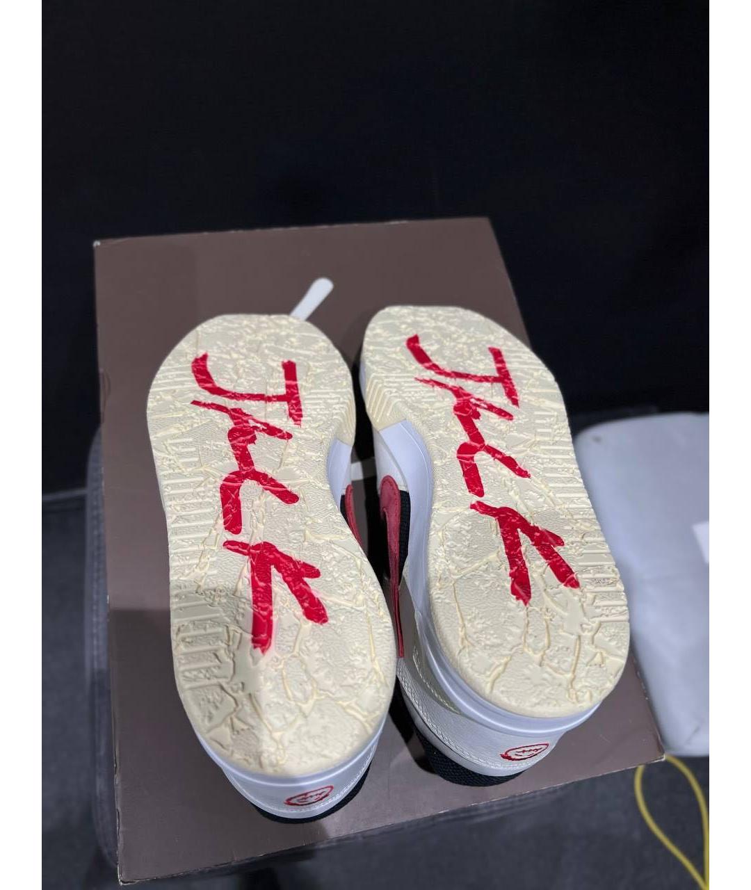 JORDAN Мульти кожаные высокие кроссовки / кеды, фото 4