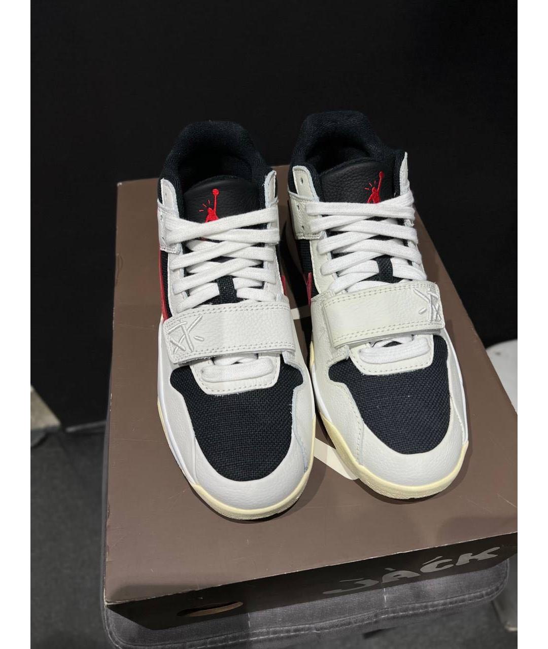 JORDAN Мульти кожаные высокие кроссовки / кеды, фото 2