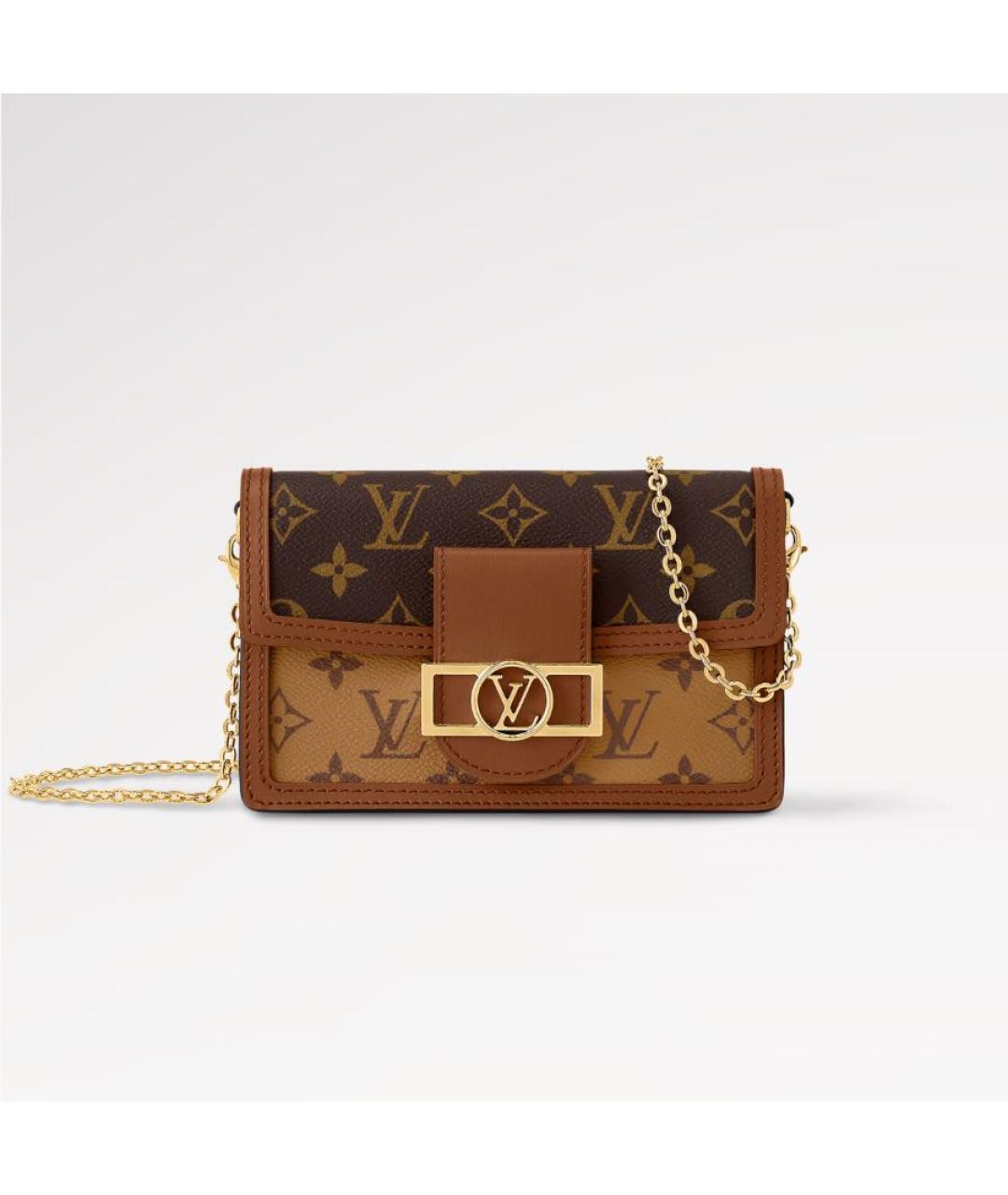 LOUIS VUITTON Коричневая сумка через плечо, фото 4