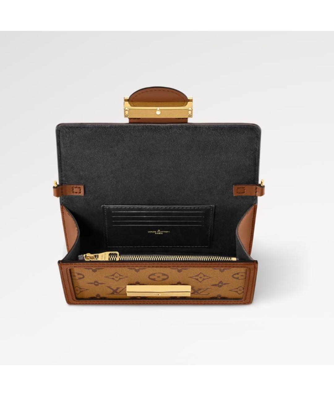 LOUIS VUITTON Коричневая сумка через плечо, фото 2