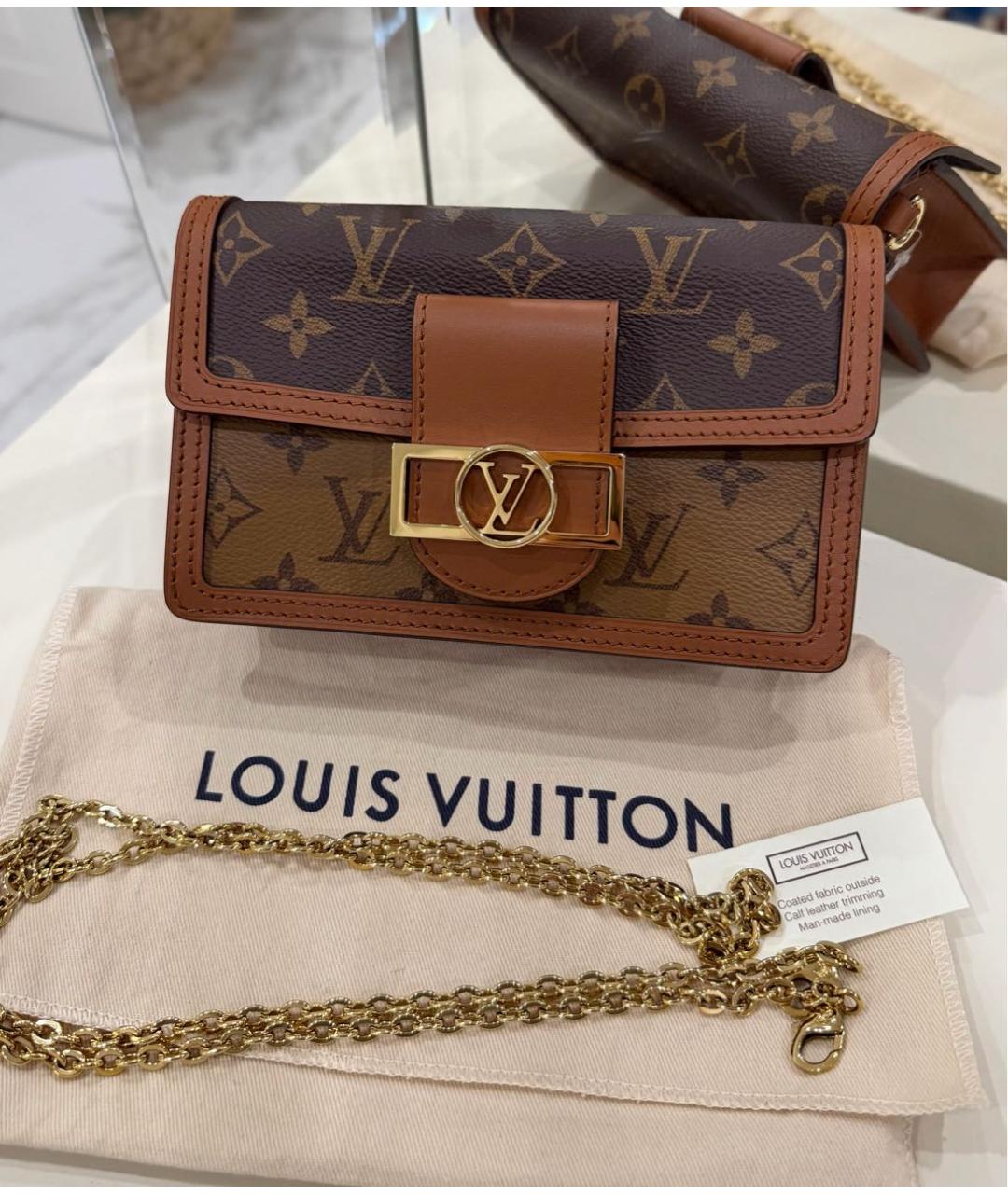 LOUIS VUITTON Коричневая сумка через плечо, фото 3