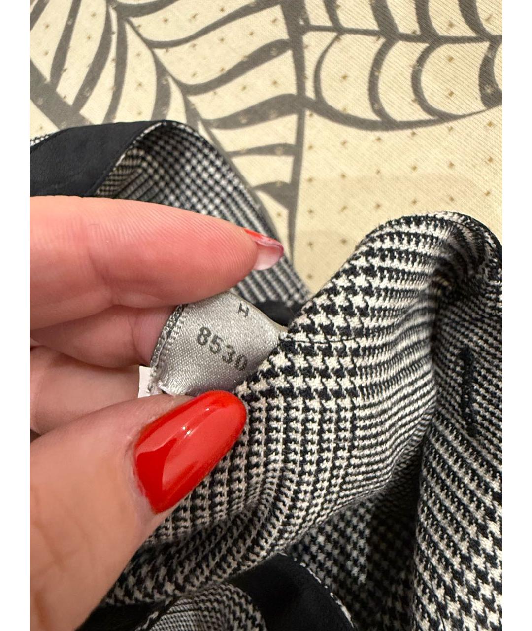 SPORTMAX Серое шерстяное повседневное платье, фото 5