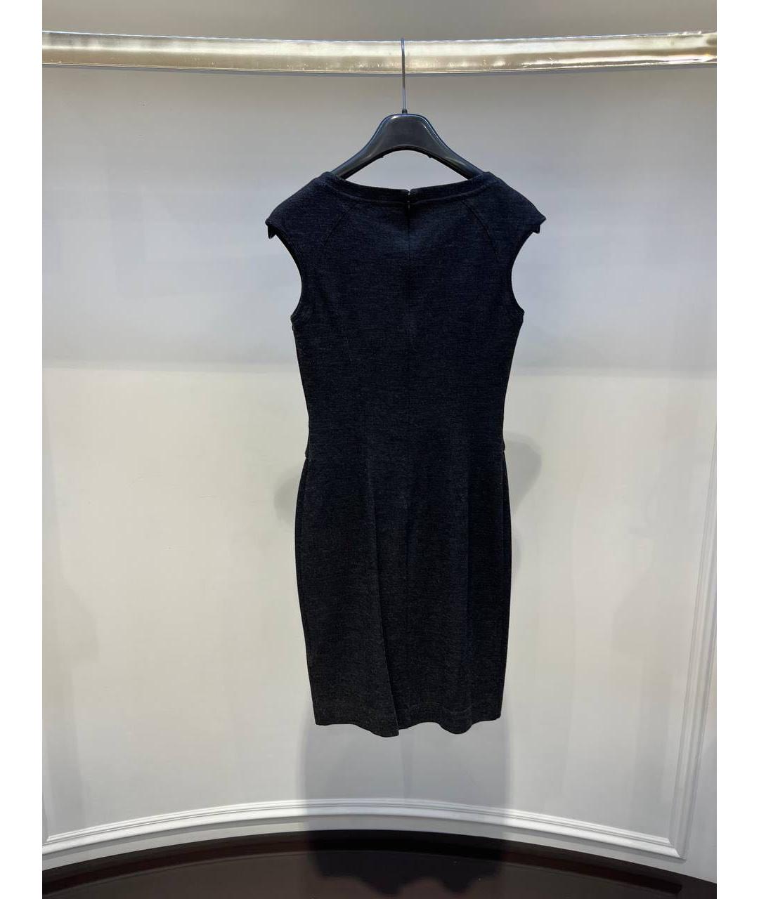 BLUMARINE Антрацитовое повседневное платье, фото 2