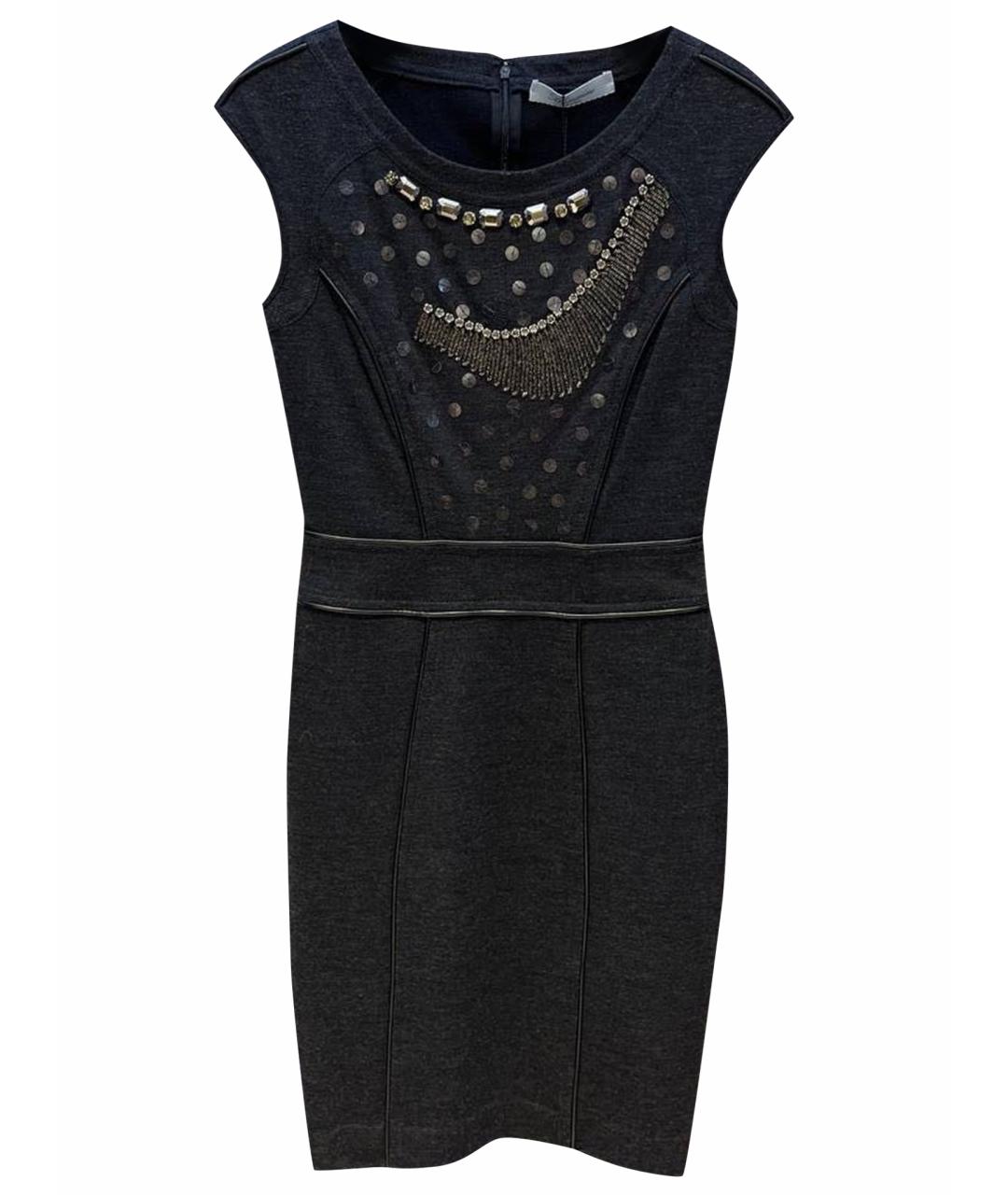 BLUMARINE Антрацитовое повседневное платье, фото 1