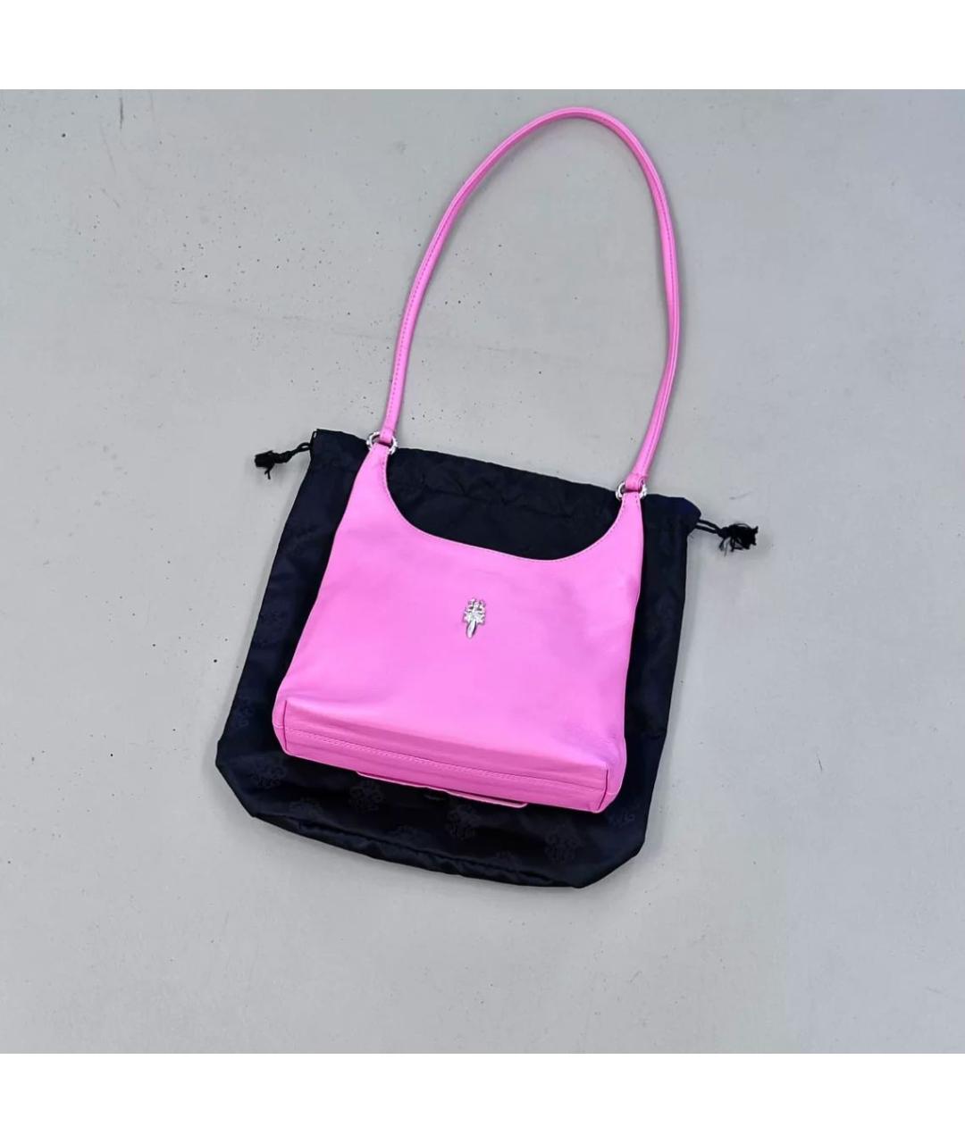 CHROME HEARTS Розовая сумка тоут, фото 3