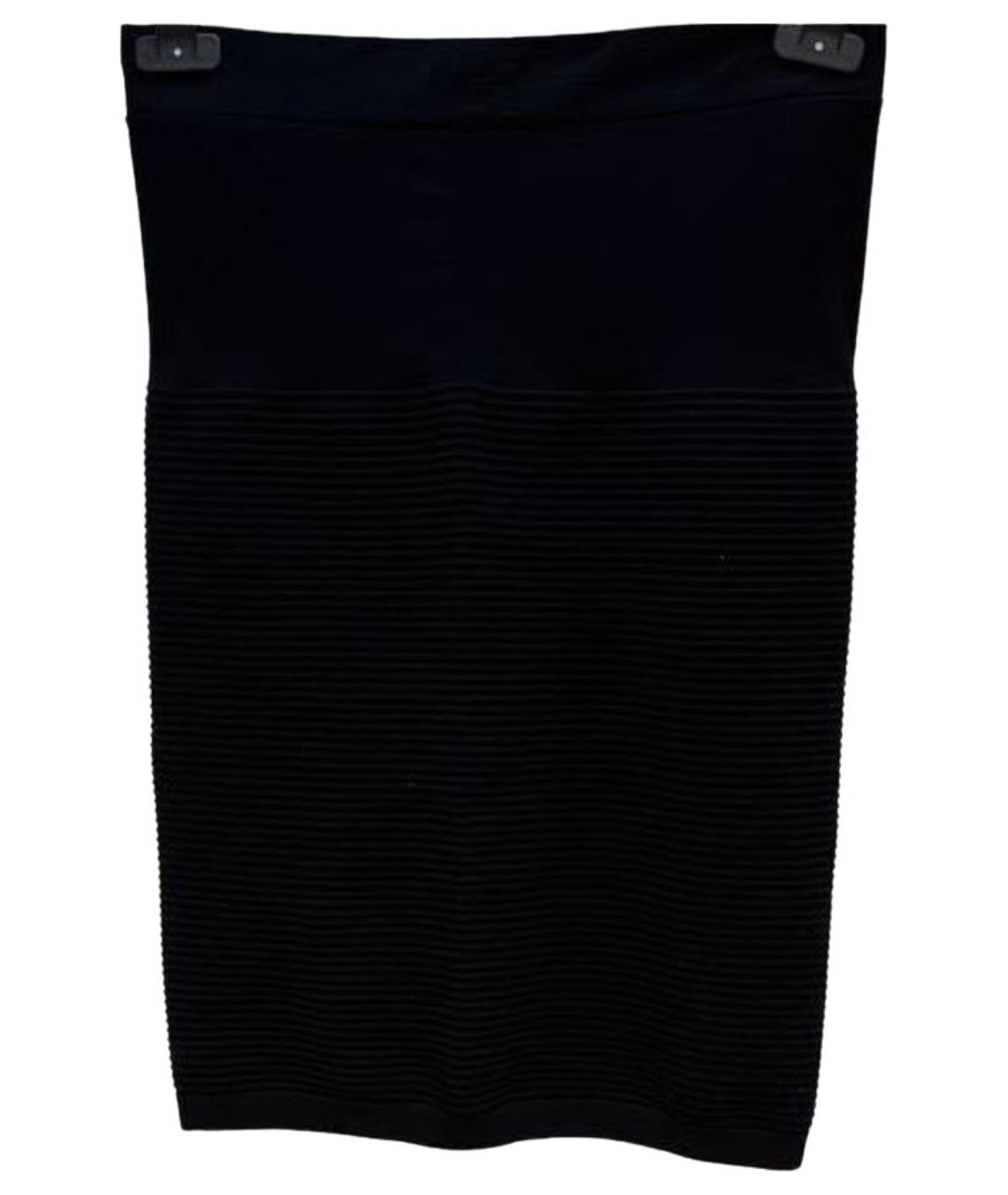 BLUMARINE Черная юбка миди, фото 1