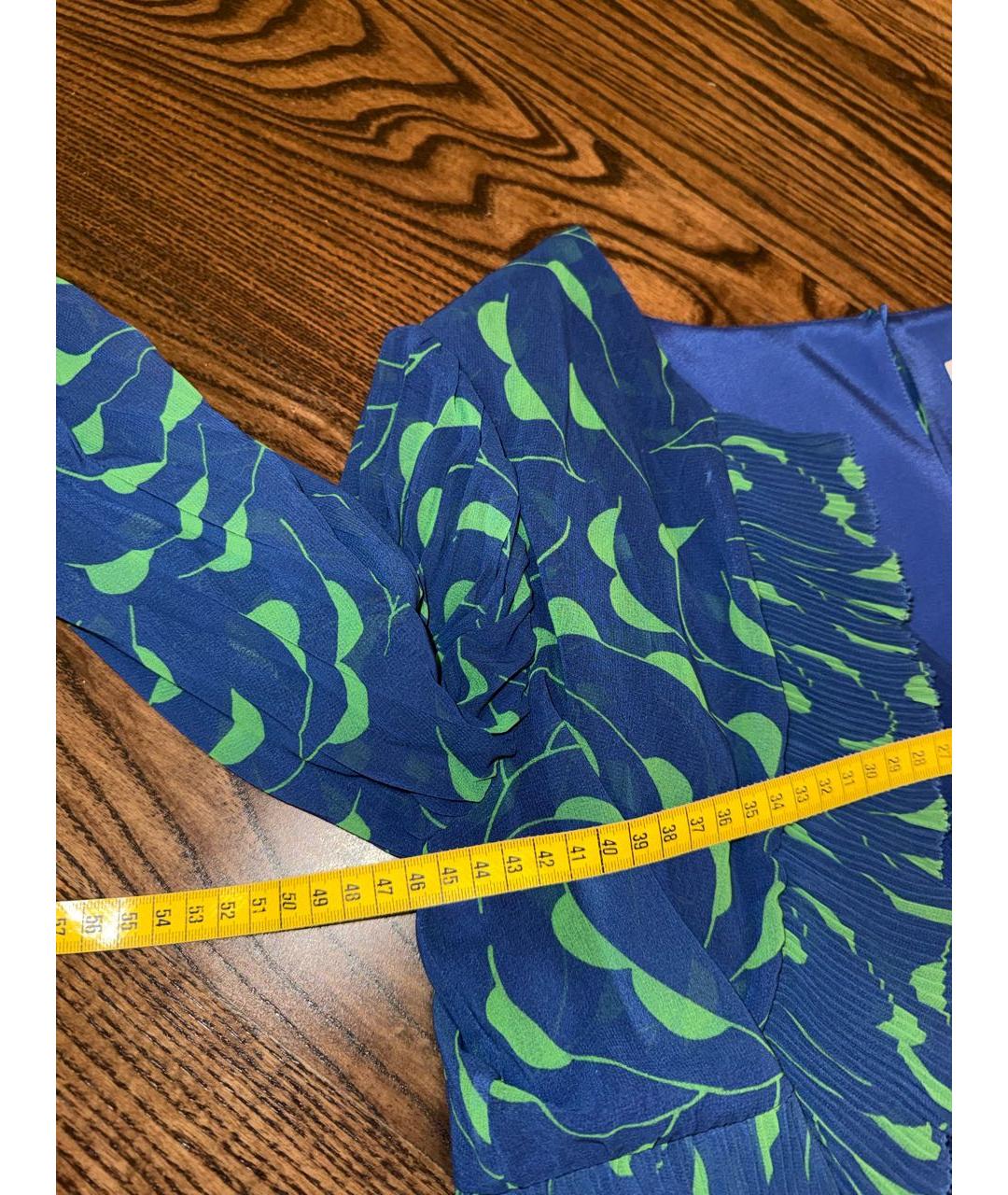 SELF-PORTRAIT Темно-синее полиэстеровое коктейльное платье, фото 5