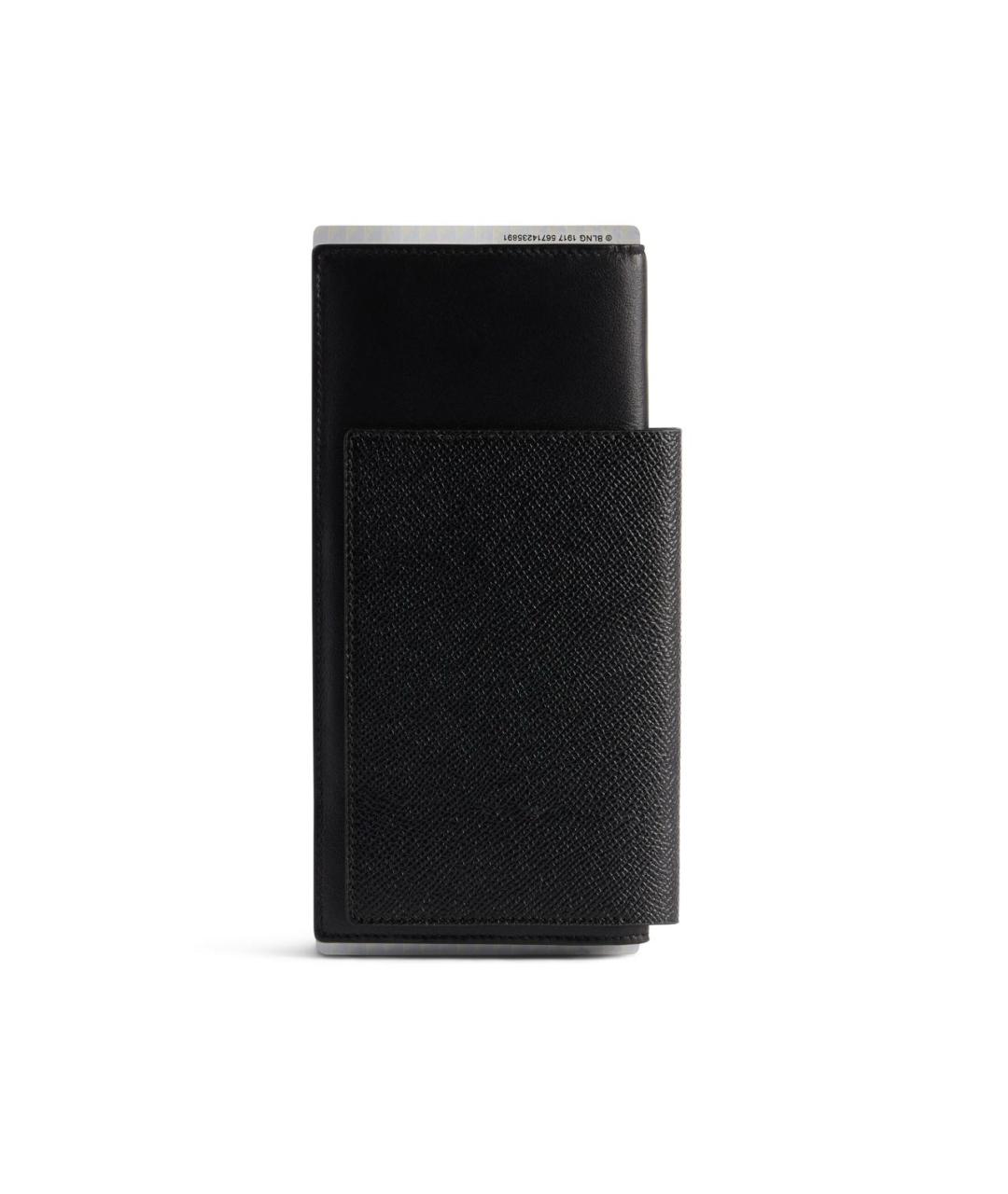 BALENCIAGA Черная визитница, фото 2