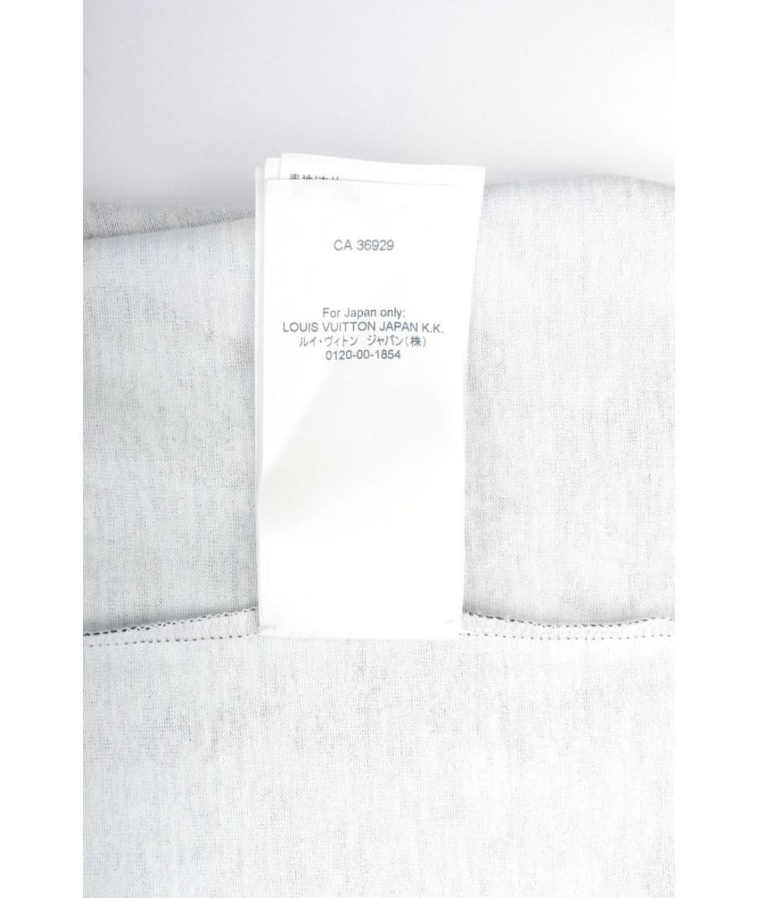 LOUIS VUITTON Синяя хлопковая футболка, фото 7