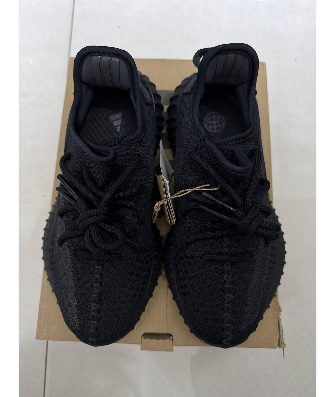 ADIDAS YEEZY Черные текстильные кроссовки, фото 2