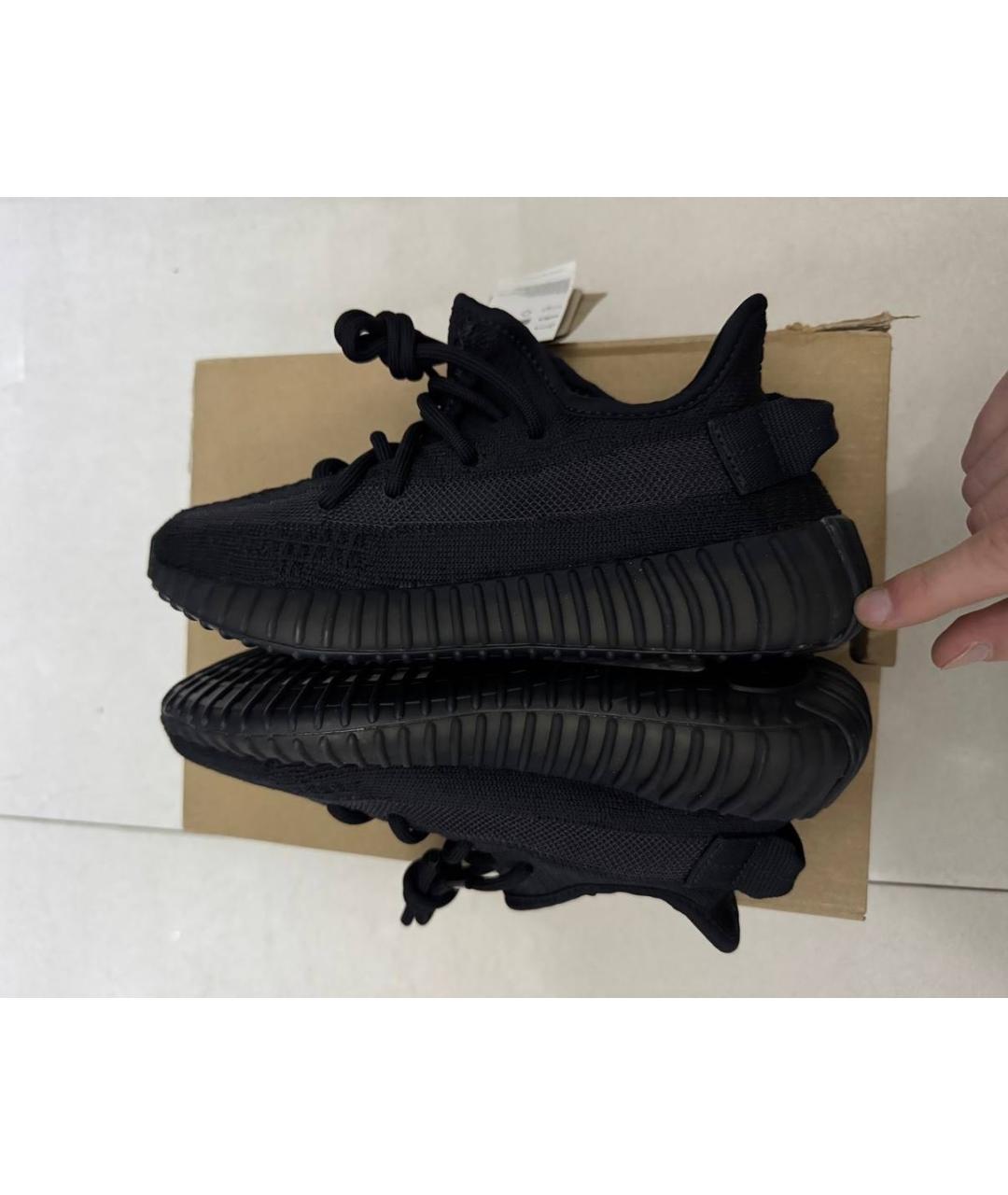 ADIDAS YEEZY Черные текстильные кроссовки, фото 3