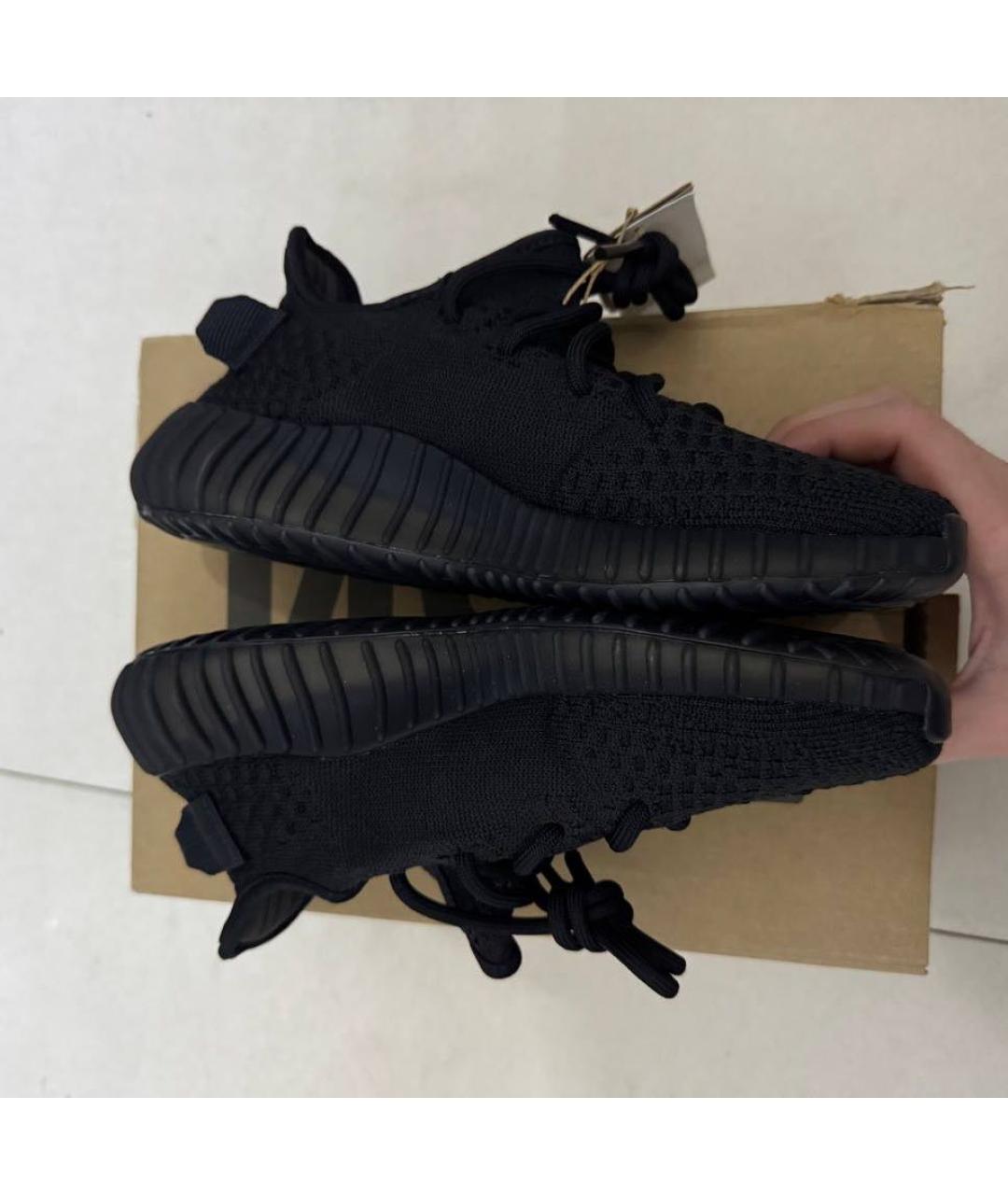 ADIDAS YEEZY Черные текстильные кроссовки, фото 4