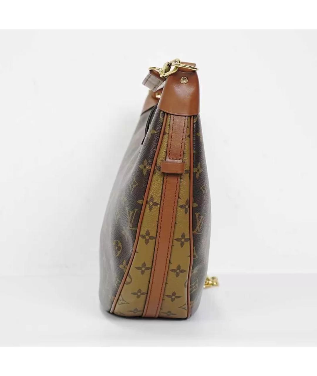 LOUIS VUITTON Коричневая сумка с короткими ручками, фото 7