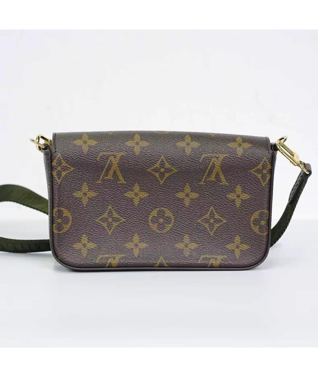 LOUIS VUITTON Коричневая сумка с короткими ручками, фото 3