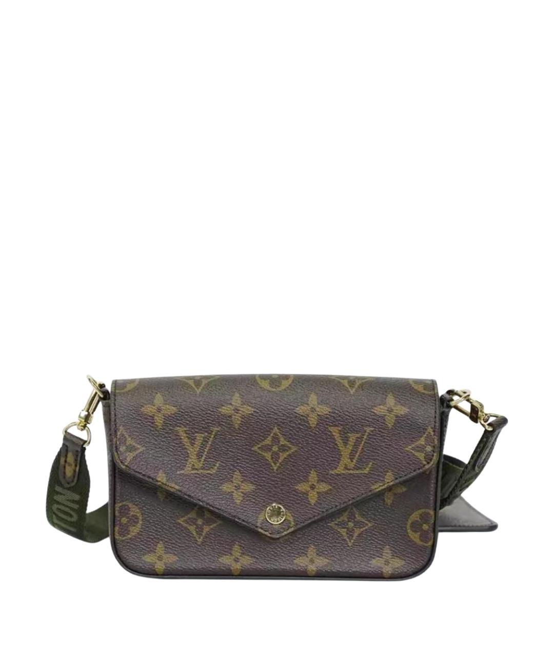 LOUIS VUITTON Коричневая сумка с короткими ручками, фото 1