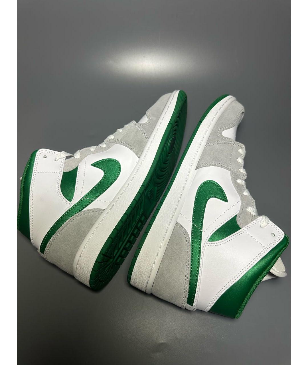 JORDAN Мульти кожаные высокие кроссовки / кеды, фото 7