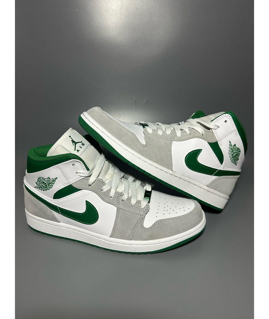 JORDAN Мульти кожаные высокие кроссовки / кеды, фото 6