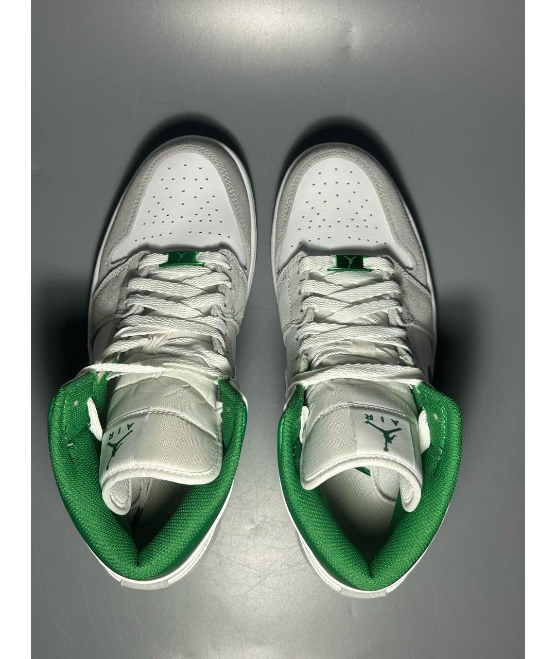 JORDAN Мульти кожаные высокие кроссовки / кеды, фото 3