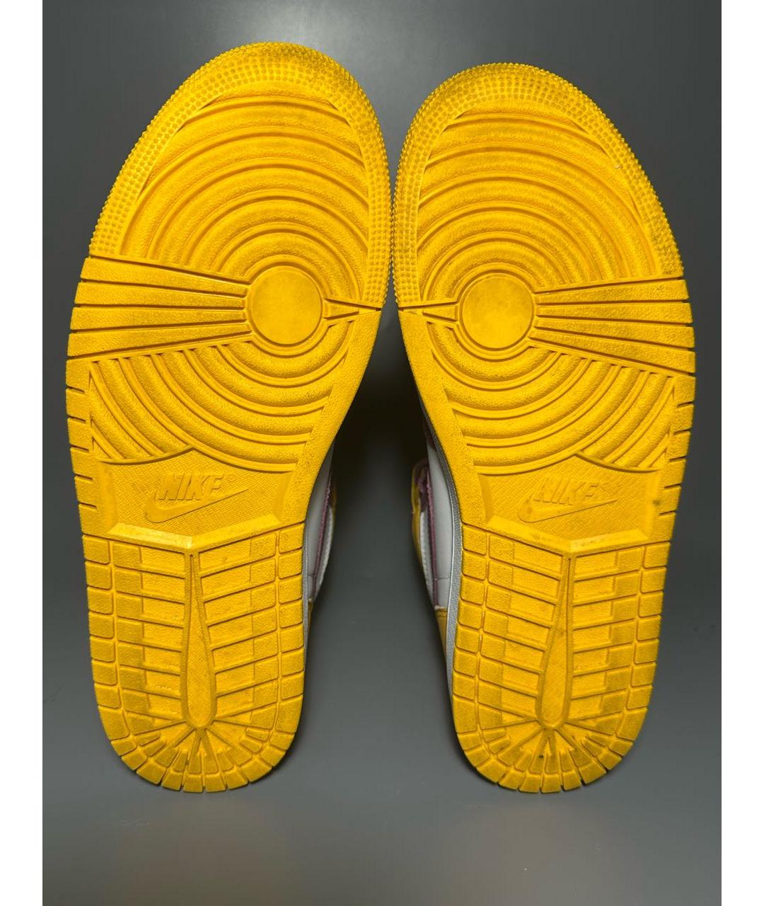 JORDAN Мульти кожаные высокие кроссовки / кеды, фото 8