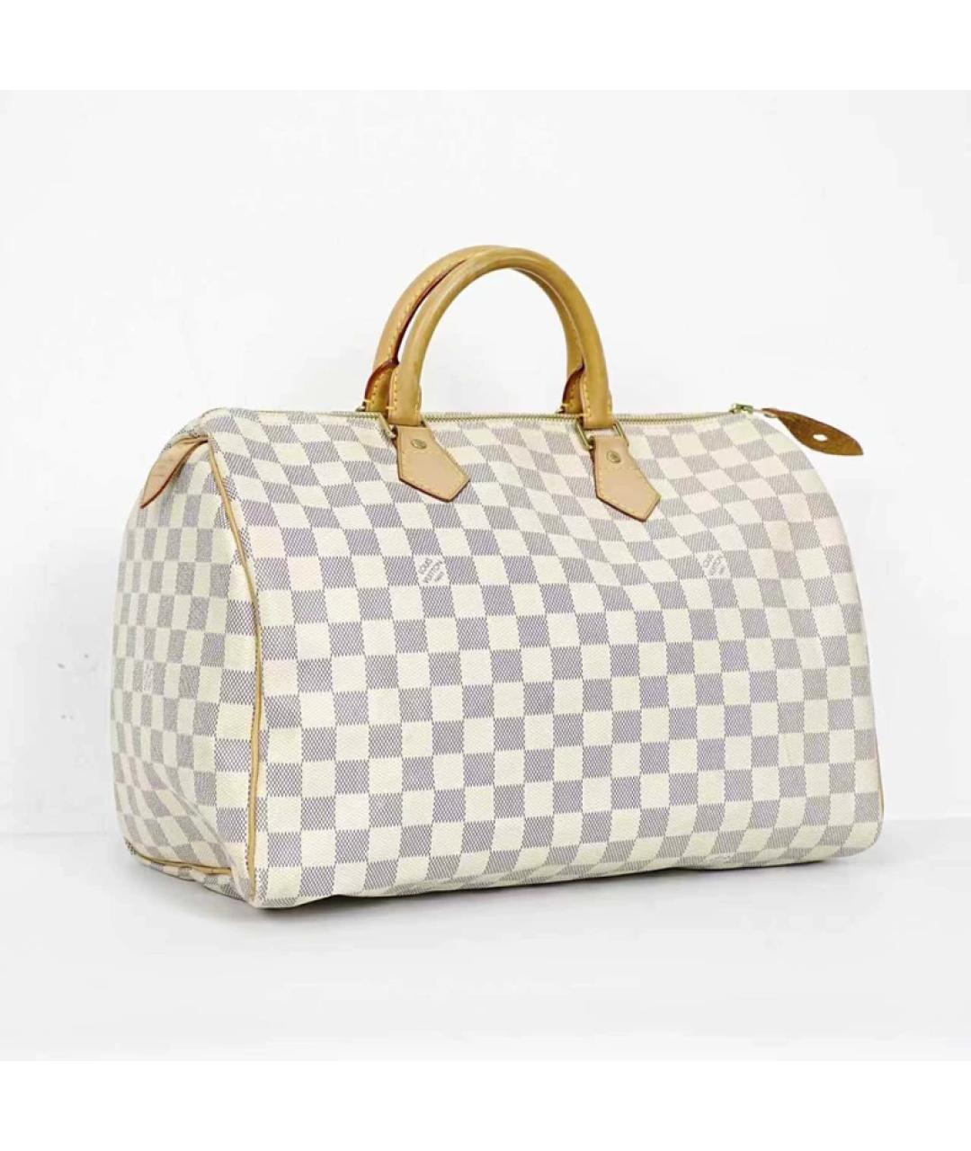 LOUIS VUITTON Бежевая сумка с короткими ручками, фото 6