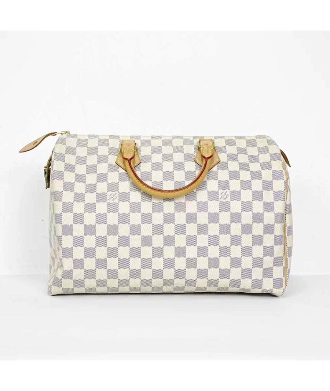 LOUIS VUITTON Бежевая сумка с короткими ручками, фото 10