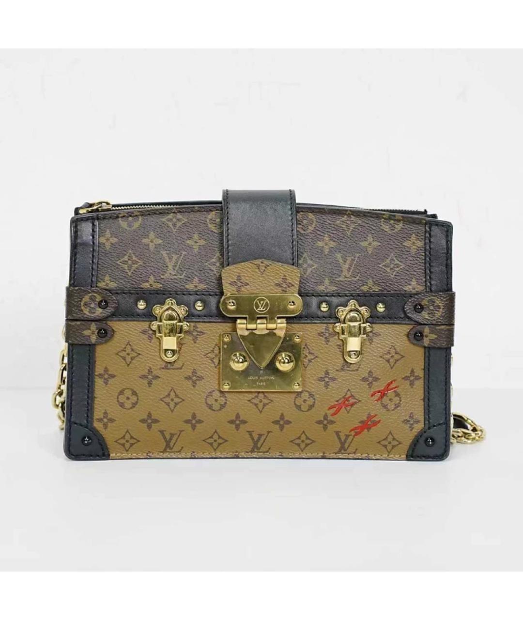 LOUIS VUITTON Коричневая сумка через плечо, фото 11