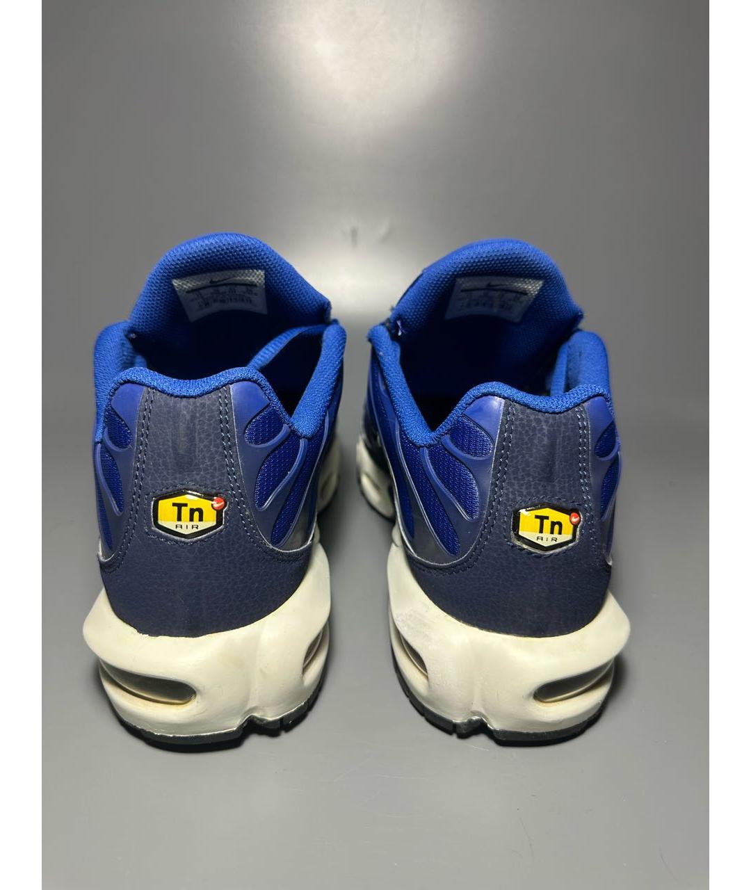 NIKE Синие синтетические низкие кроссовки / кеды, фото 4