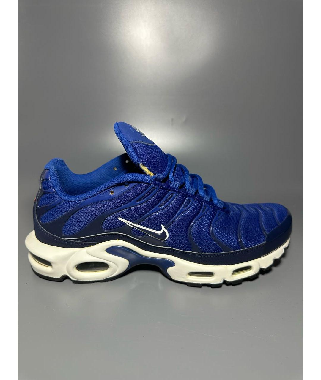 NIKE Синие синтетические низкие кроссовки / кеды, фото 9