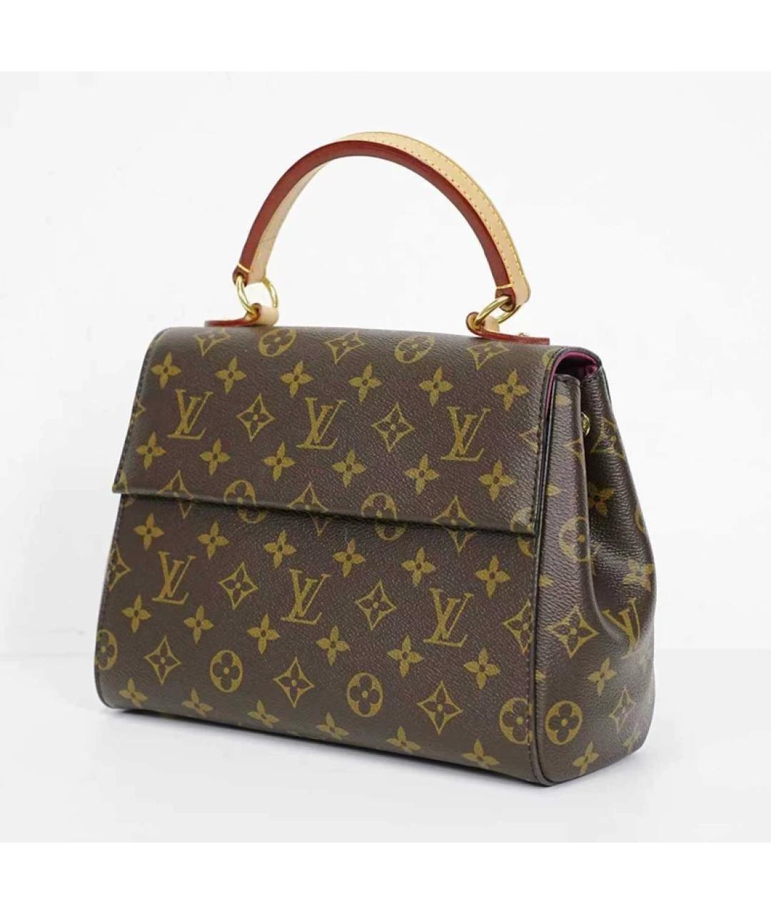 LOUIS VUITTON Коричневая сумка с короткими ручками, фото 2
