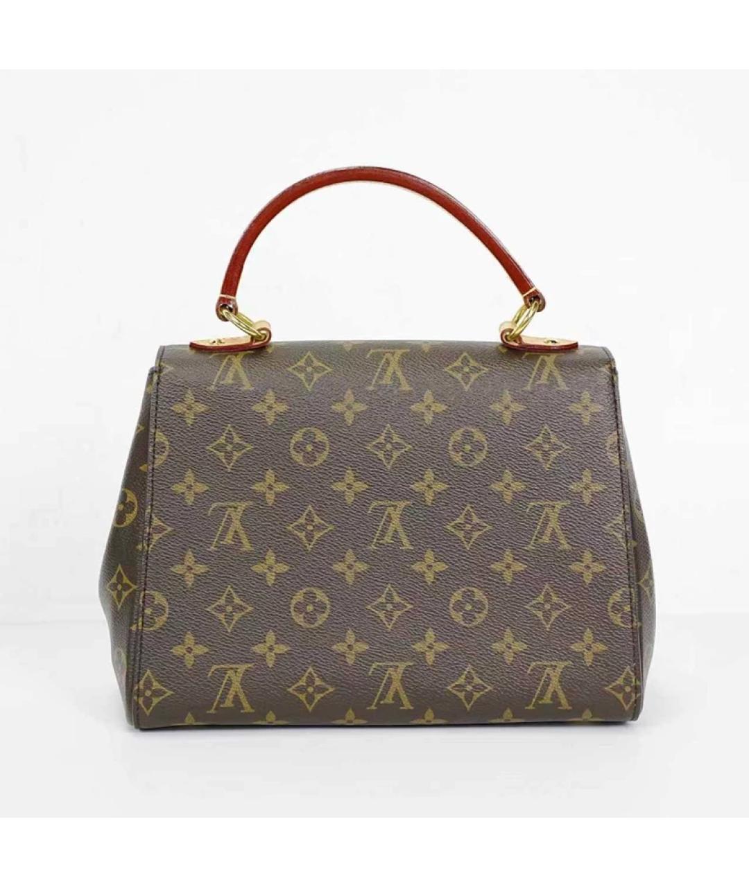 LOUIS VUITTON Коричневая сумка с короткими ручками, фото 5