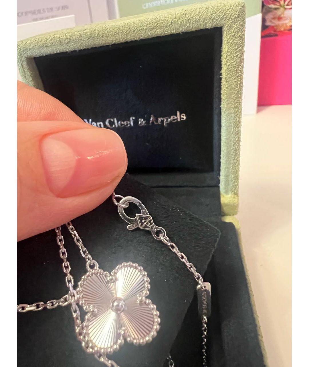 VAN CLEEF & ARPELS Белое колье из белого золота, фото 5