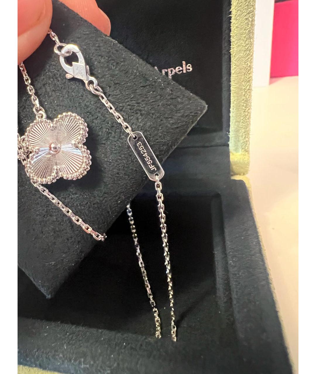 VAN CLEEF & ARPELS Белое колье из белого золота, фото 4
