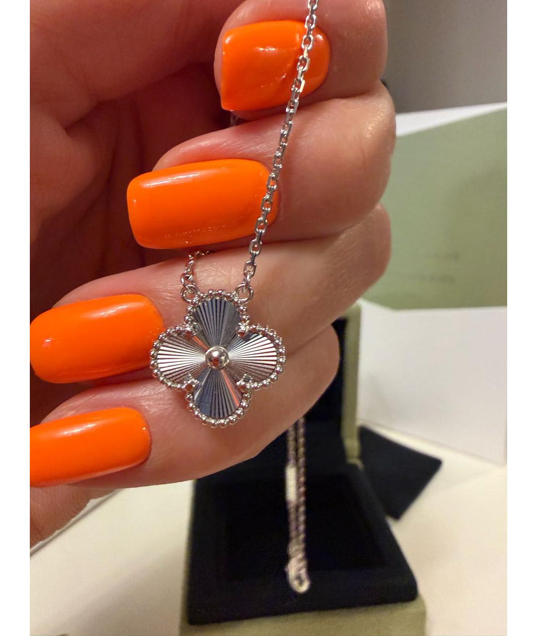 VAN CLEEF & ARPELS Белое колье из белого золота, фото 3