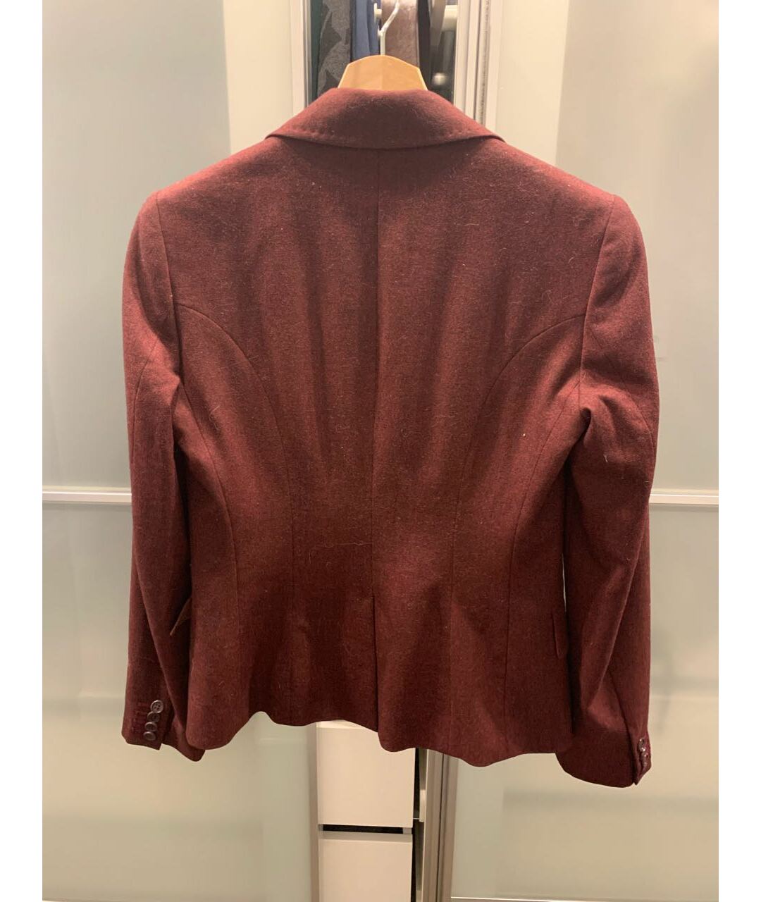 ETRO Бордовый ацетатный жакет/пиджак, фото 3