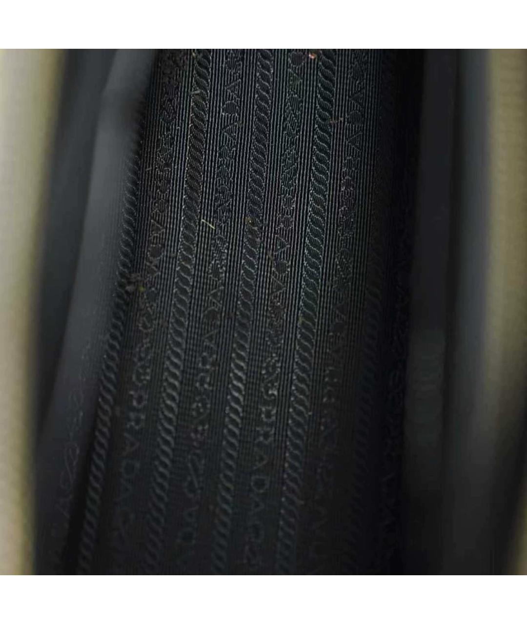 PRADA Черная кожаная сумка с короткими ручками, фото 8