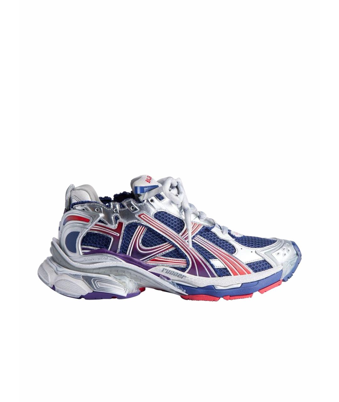 BALENCIAGA Серые низкие кроссовки / кеды, фото 1