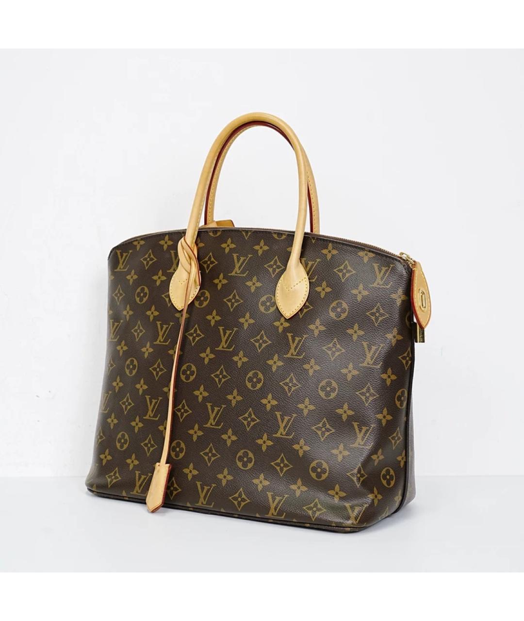 LOUIS VUITTON Коричневая сумка с короткими ручками, фото 2