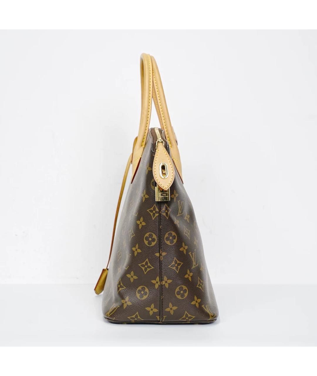 LOUIS VUITTON Коричневая сумка с короткими ручками, фото 6