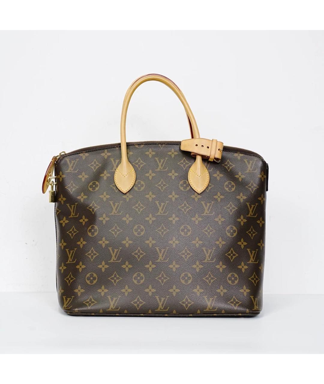 LOUIS VUITTON Коричневая сумка с короткими ручками, фото 5