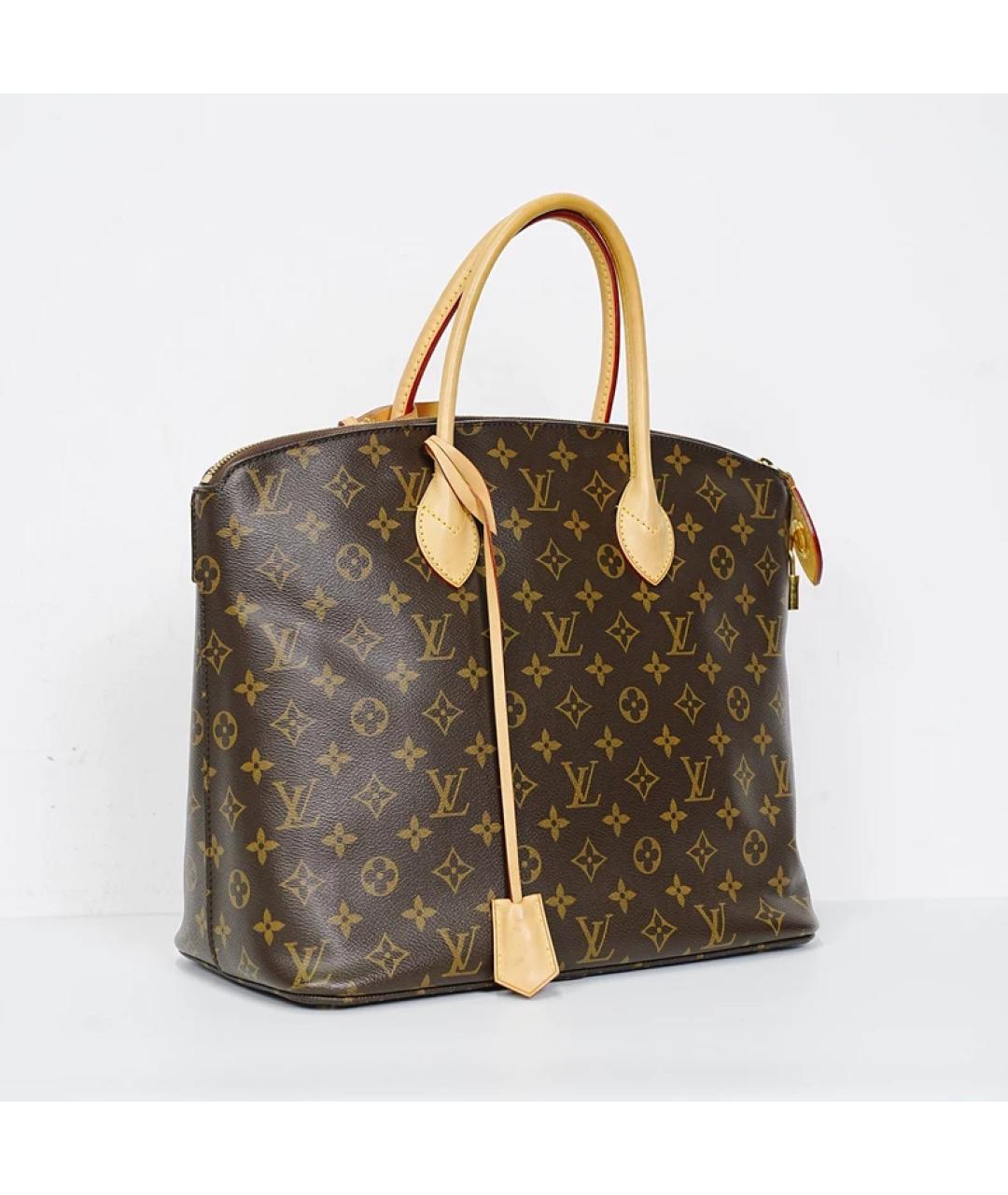 LOUIS VUITTON Коричневая сумка с короткими ручками, фото 3