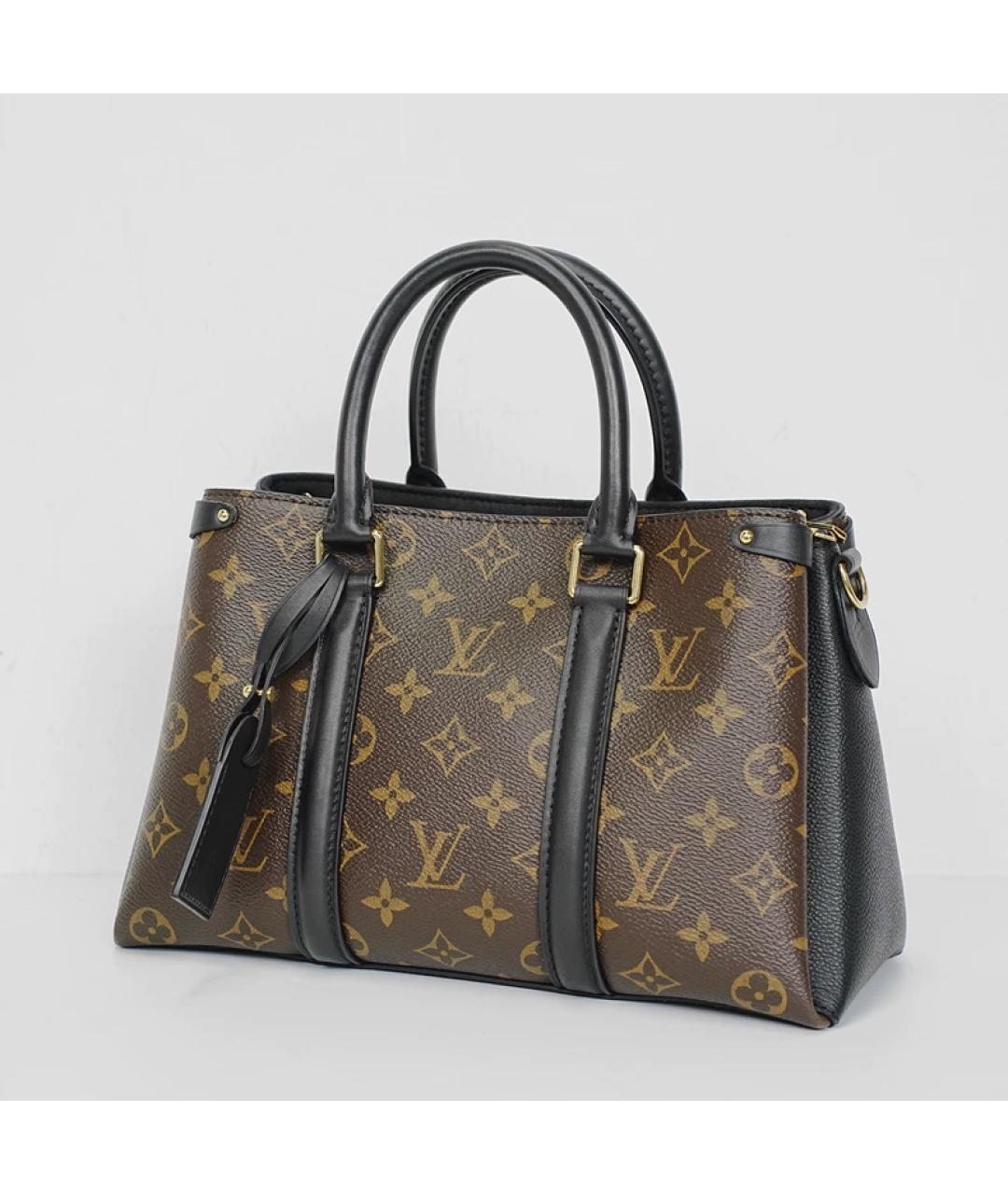 LOUIS VUITTON Коричневая сумка с короткими ручками, фото 2