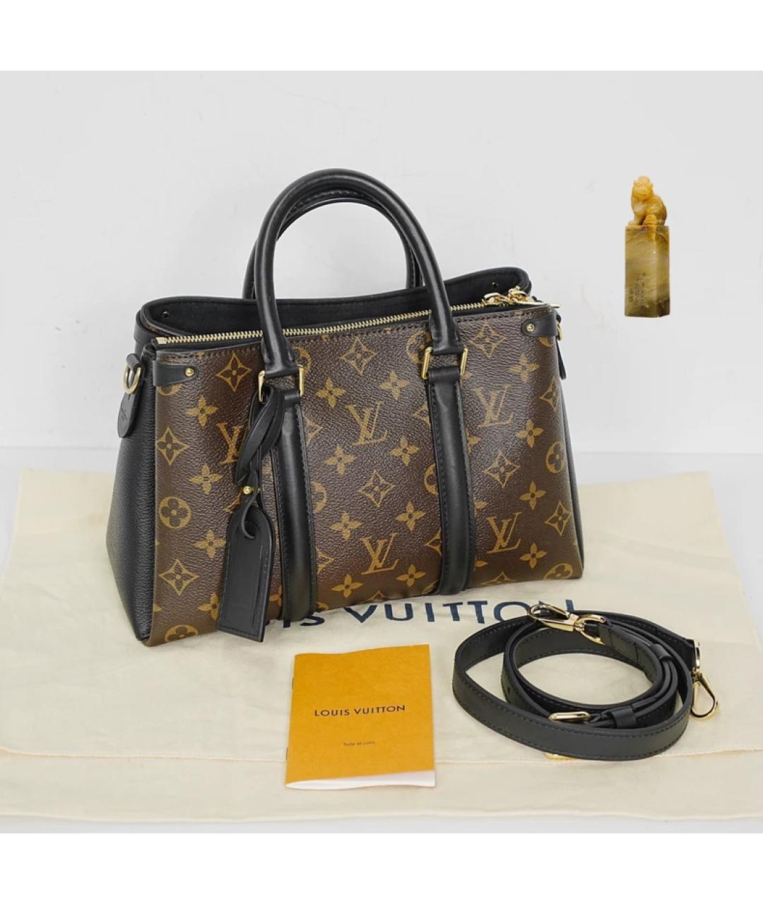 LOUIS VUITTON Коричневая сумка с короткими ручками, фото 9
