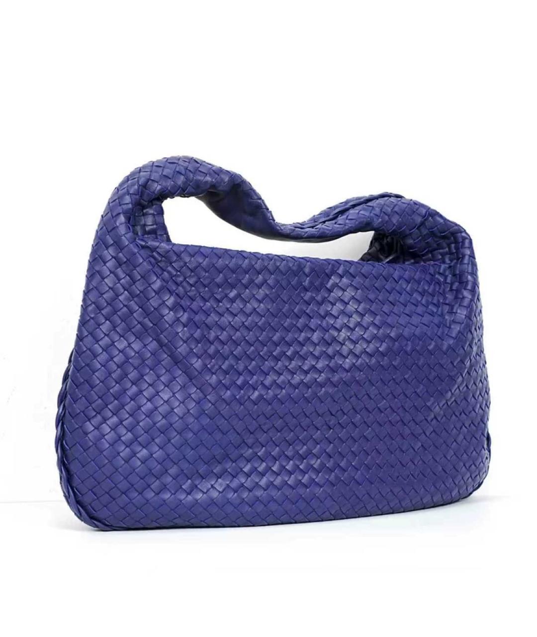 BOTTEGA VENETA Фиолетовая кожаная сумка с короткими ручками, фото 3